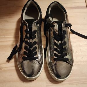 AllSaints Metallic Sneakers Women size 39/ 9US